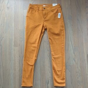 Old Navy Women's Mustard Skinny Jeans